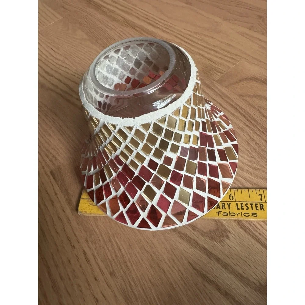 Yankee Candle Marrakesh Nights Mosaic Glass Jar Candle Shade Topper Moroccan